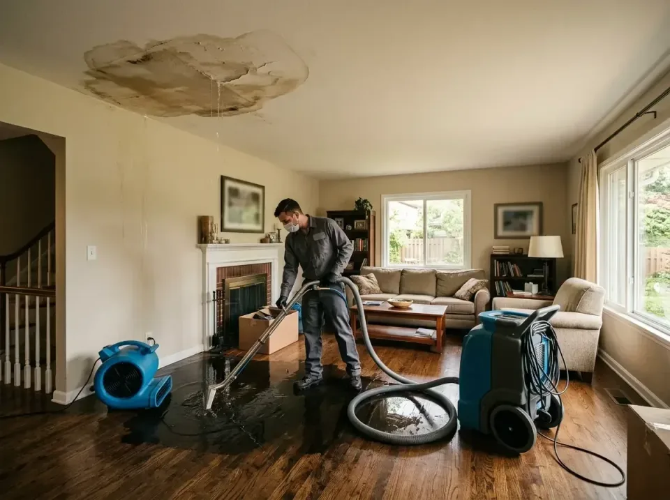 attic-pipe-burst-ceiling-drip-008 — frequently asked questions, Water Damage Restoration & Carpet Care in Fort McKinley, OH